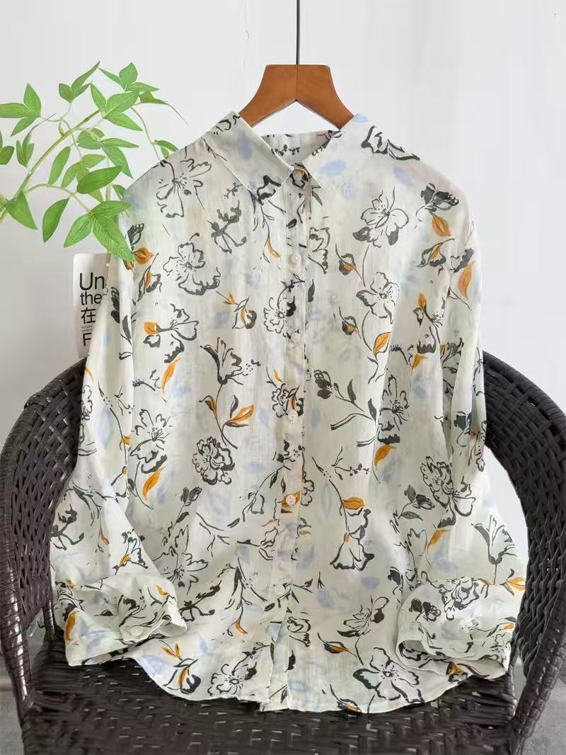 Summer Clothing For Japan - Camicie vintage 2026 in 100% ramiè