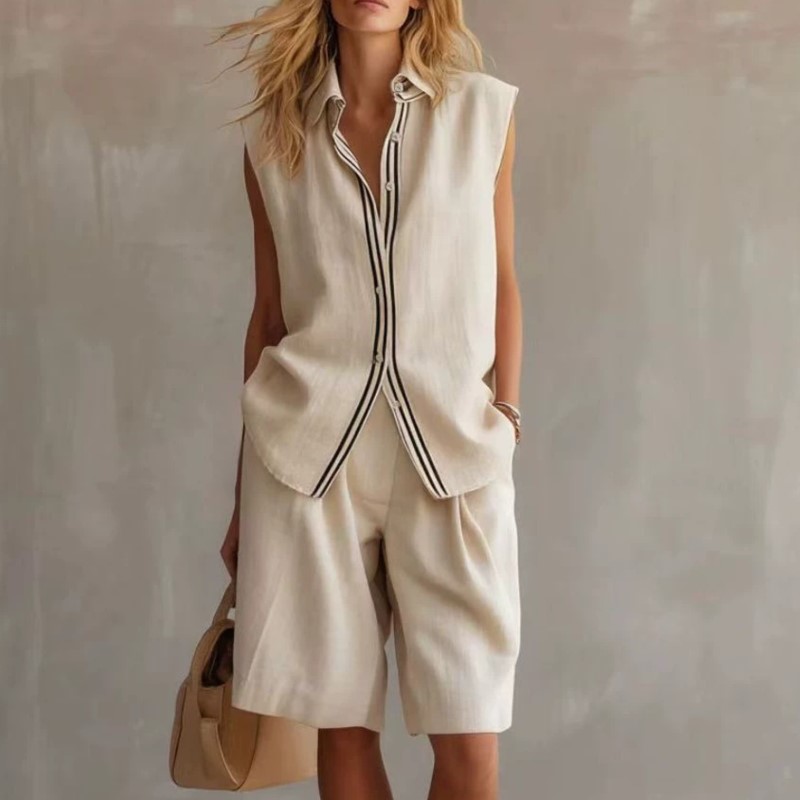 Summer Clothing Linen - Completo Estivo da Donna in Lino
