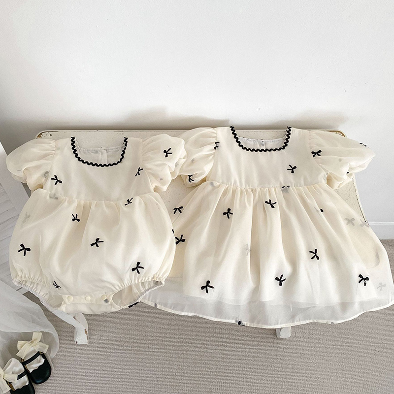 Summer Clothing For Babies - Abbigliamento per sorelle per bambini Abito