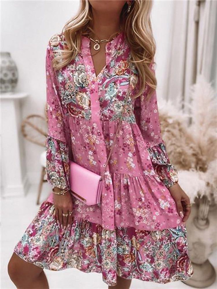 Summer Clothing Zara - Abiti casual con stampa floreale per