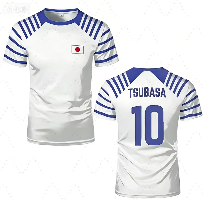 Summer Clothing For Japan - T-shirt Anime Captain Tsubasa 2026 Calda