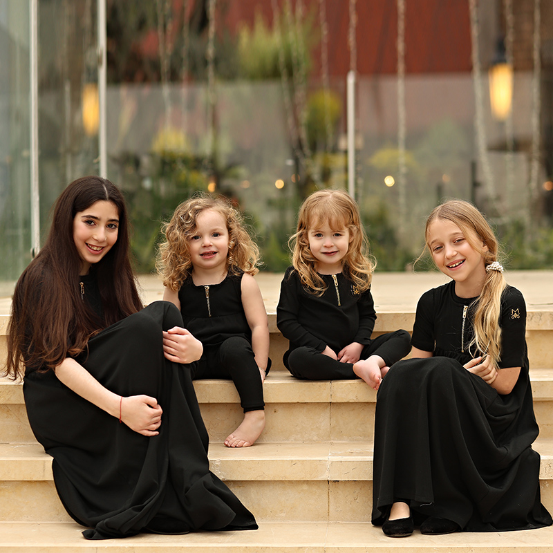 Summer Clothing For Babies - Abbigliamento Estivo Nero a Costine per