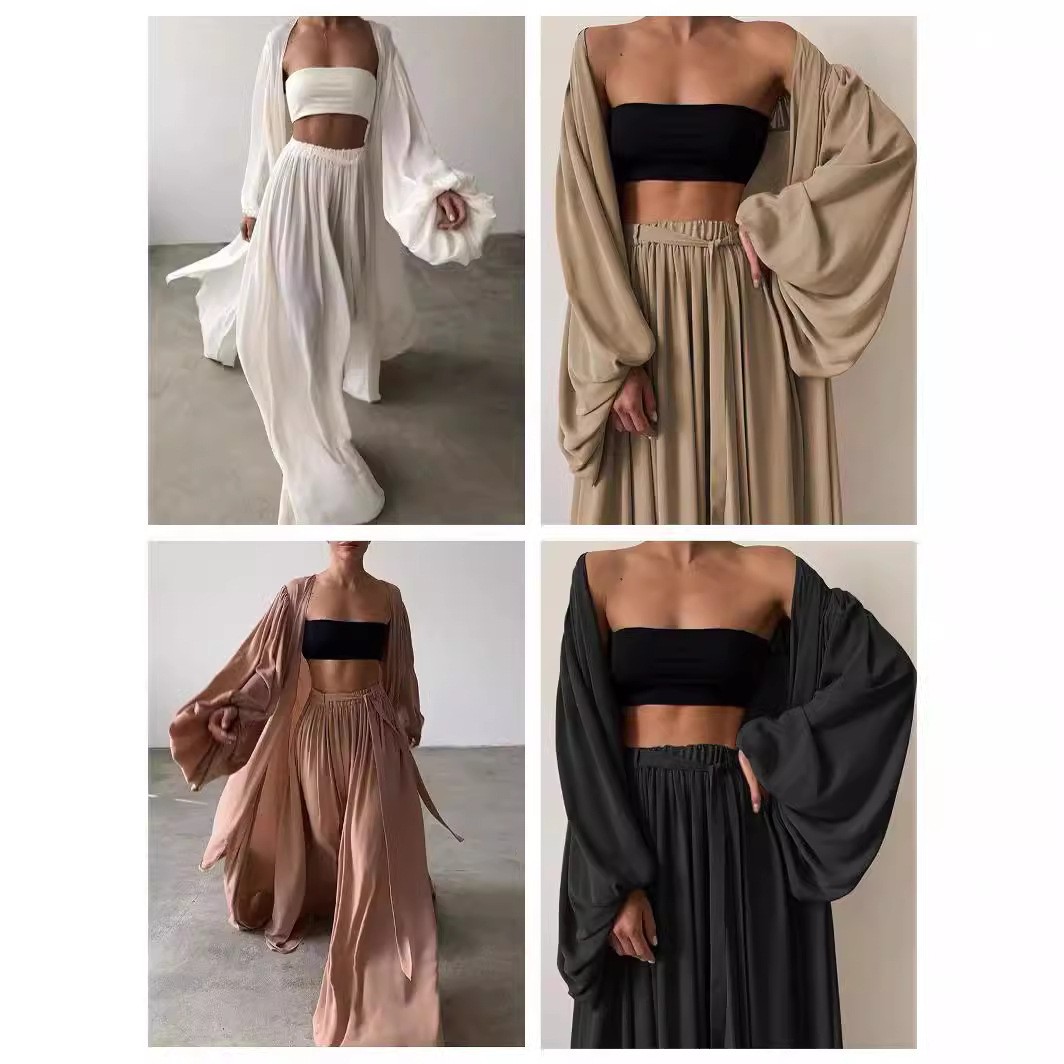 Summer Clothing - Completo da donna primaverile/estivo due pezzi