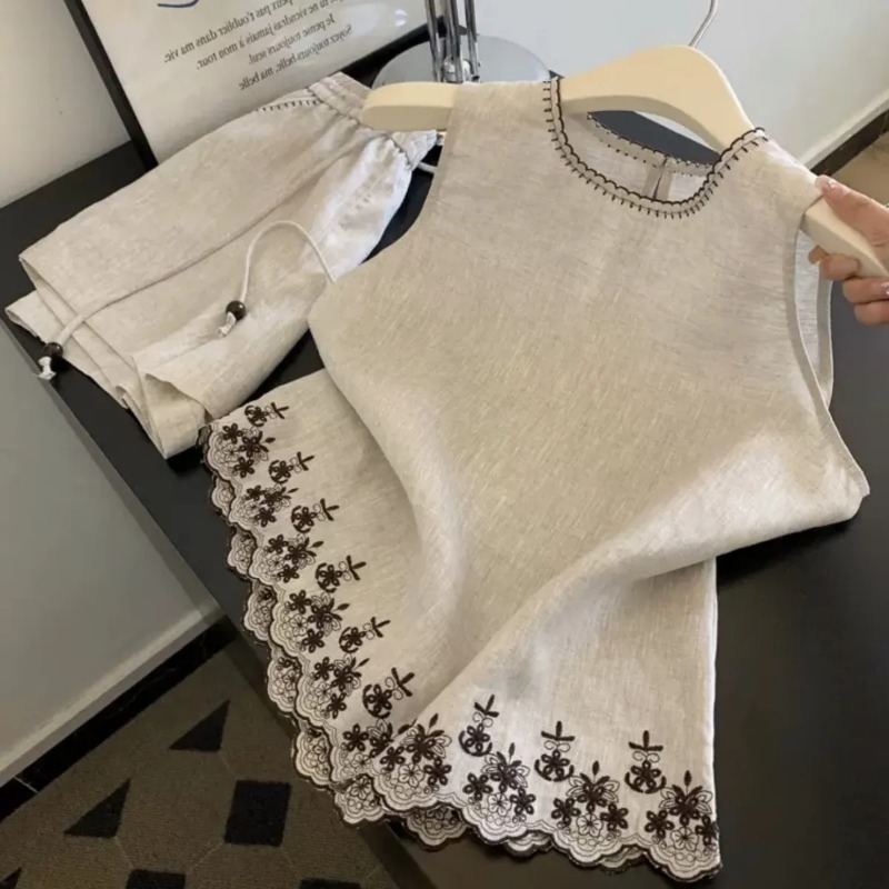 Summer Clothing Linen - Semplice stile vecchio denaro in cotone