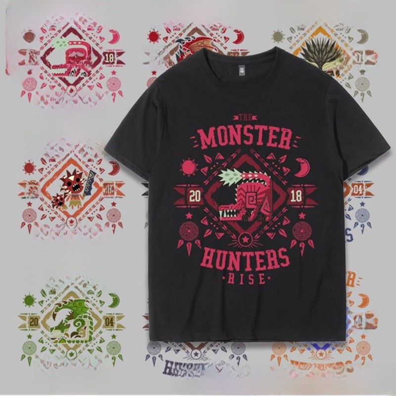 Summer Games Clothing Brand - T-shirt Collaborativa Monster Rising a Maniche