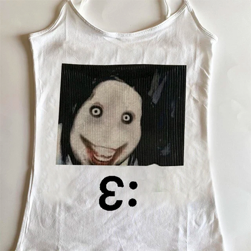 Summer Clothing Zara - Goth Laugh Out Loud Anime Stampa