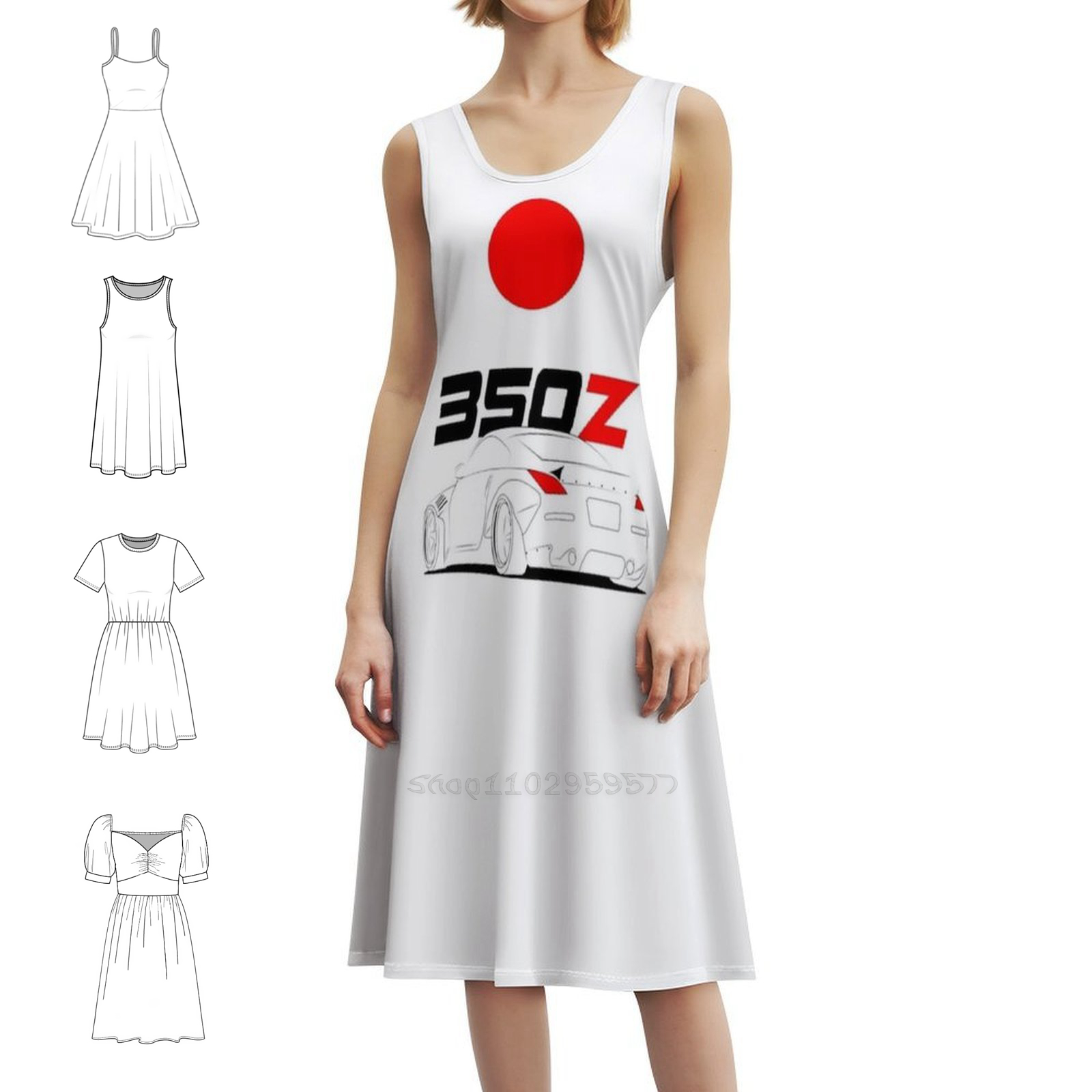Summer Clothing Styles For Women - 350Z Abito in stile coreano per