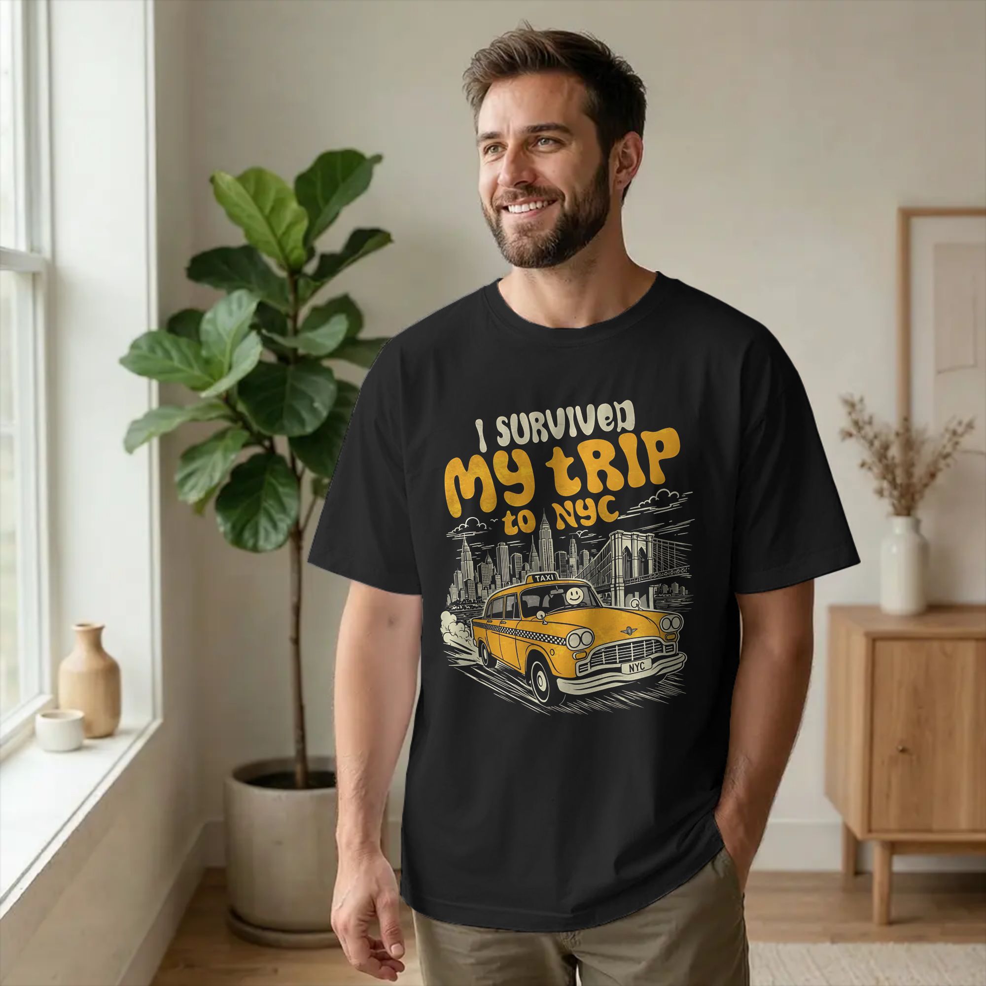 Summer Clothing Nyc - T-Shirt Vintage Divertente 