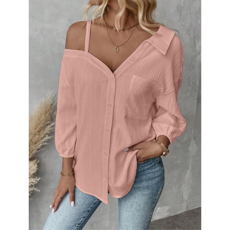 Off Shoulder Blouse - Taglie forti1XL-5XL Camicette da donna Top