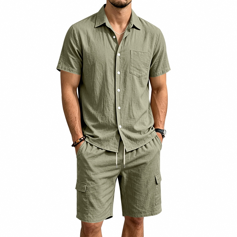 Summer Clothing Linen - Completo Estivo da Uomo in Lino