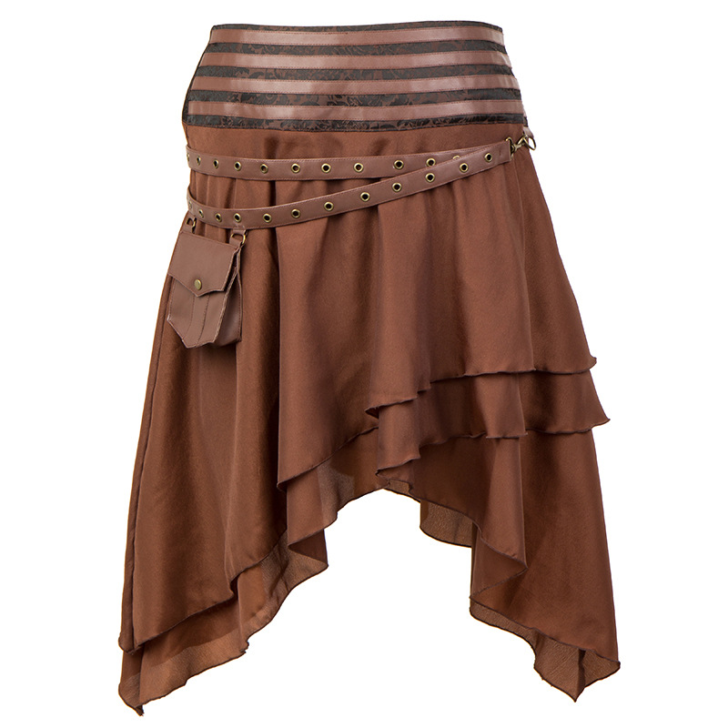 Marrone vita scesa e tasca pic - Summer Victorian Clothing recensione e prezzo