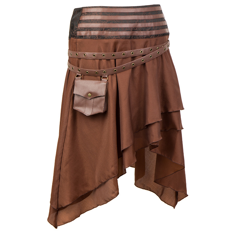 Marrone vita scesa e tasca pic - Summer Victorian Clothing recensione e prezzo