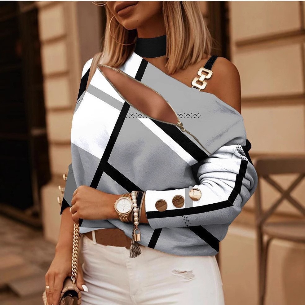 Camicetta da donna con spalle  - Off Shoulder Blouse recensione e prezzo