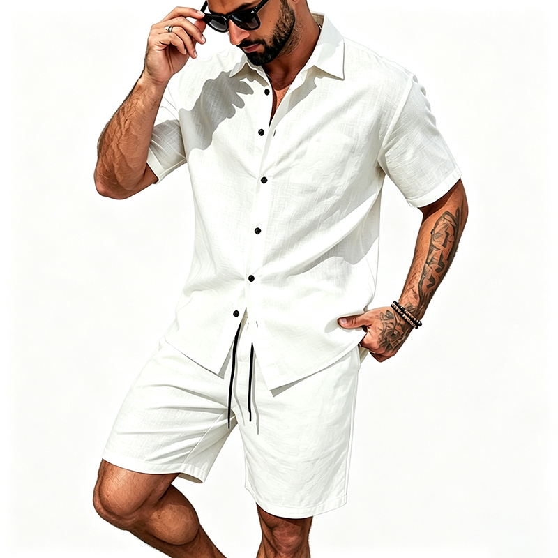 Completo Estivo da Uomo in Lin - Summer Clothing Linen recensione e prezzo