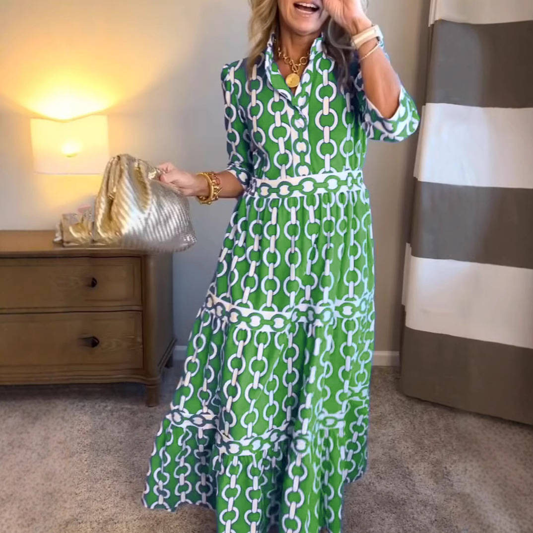 Abito lungo con stampa geometr - Summer Clothing Amazon recensione e prezzo