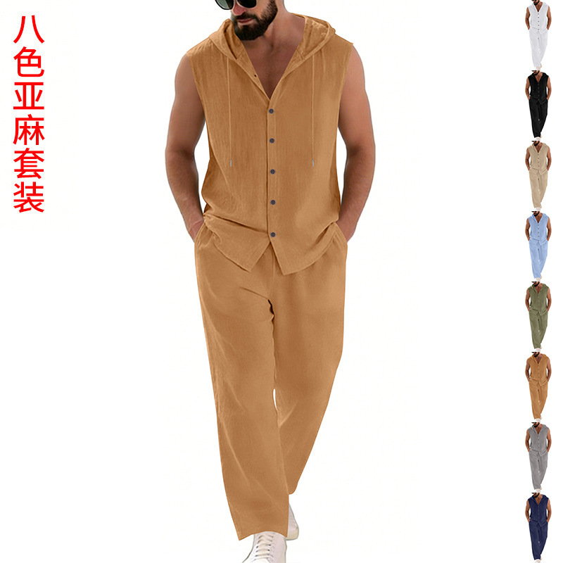 Completo casual da uomo in lin - Summer Clothing recensione e prezzo