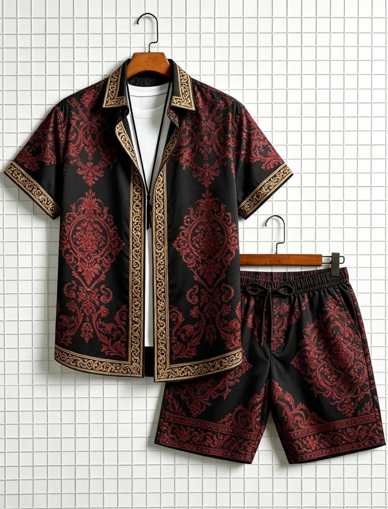 Completo da uomo con camicia a - Summer Clothing Types recensione e prezzo