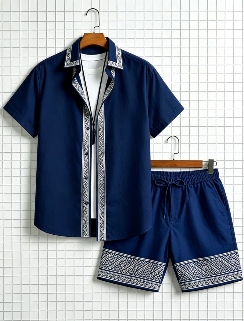 Completo da uomo con camicia a - Summer Clothing Types recensione e prezzo
