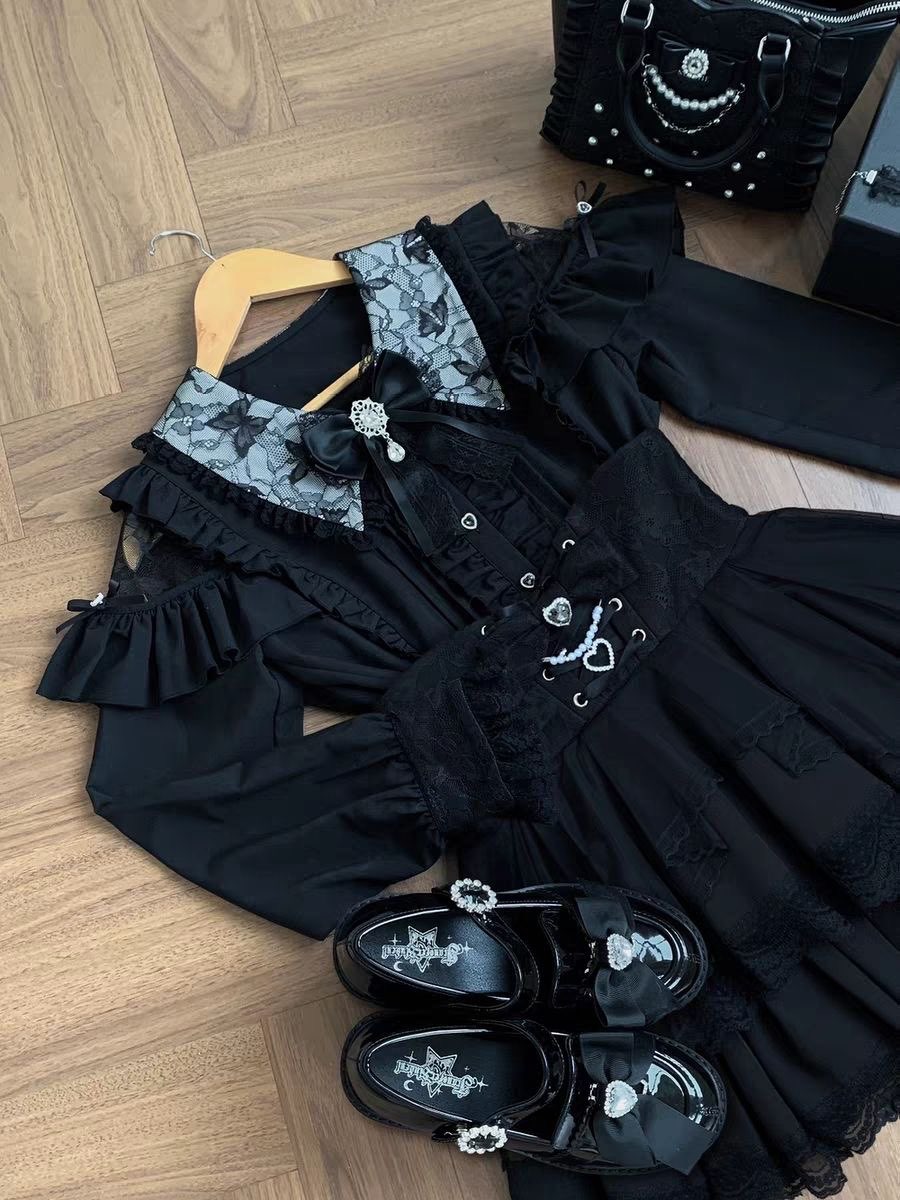 Set di Gonne Harajuku Kawaii p - Off Shoulder Blouse recensione e prezzo