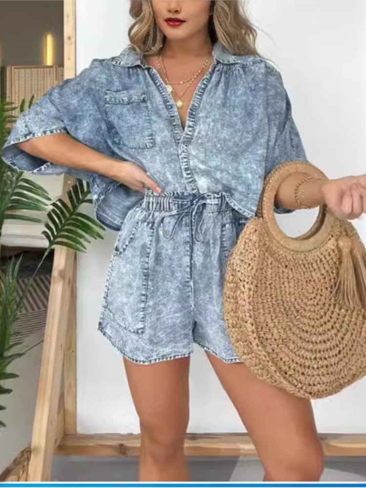 Abito corto blu denim vintage  - Summer Clothing Zara recensione e prezzo