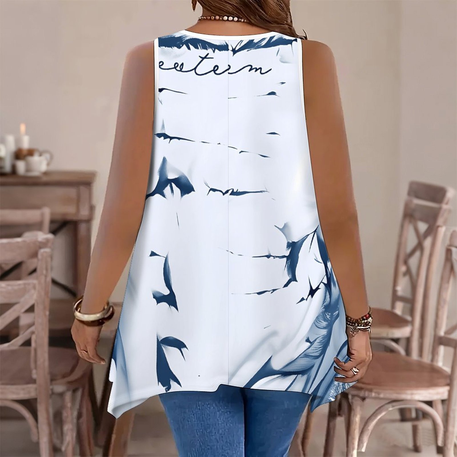 Elegante Top Senza Maniche con - Summer Clothing In Winter recensione e prezzo
