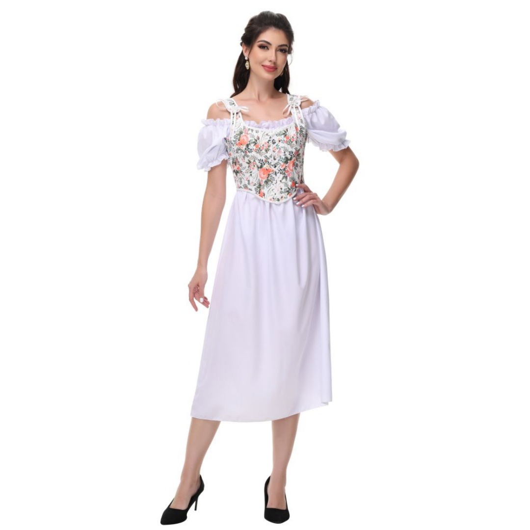 Abito estivo in cotone bianco  - Summer Victorian Clothing recensione e prezzo
