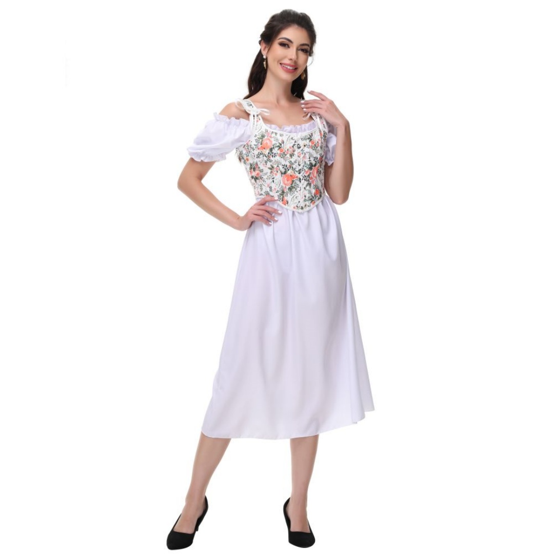 Abito estivo in cotone bianco  - Summer Victorian Clothing recensione e prezzo