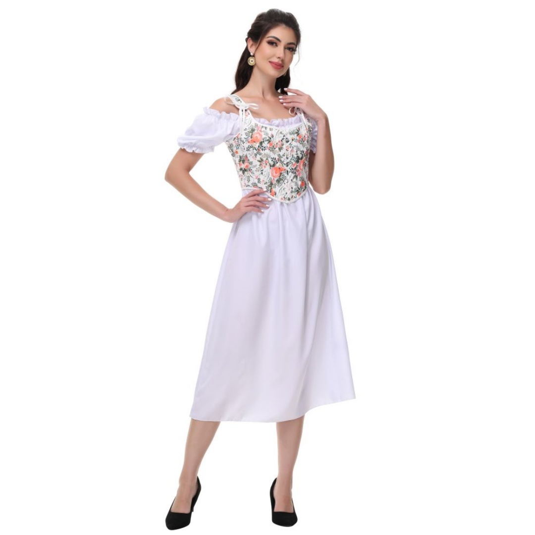 Abito estivo in cotone bianco  - Summer Victorian Clothing recensione e prezzo