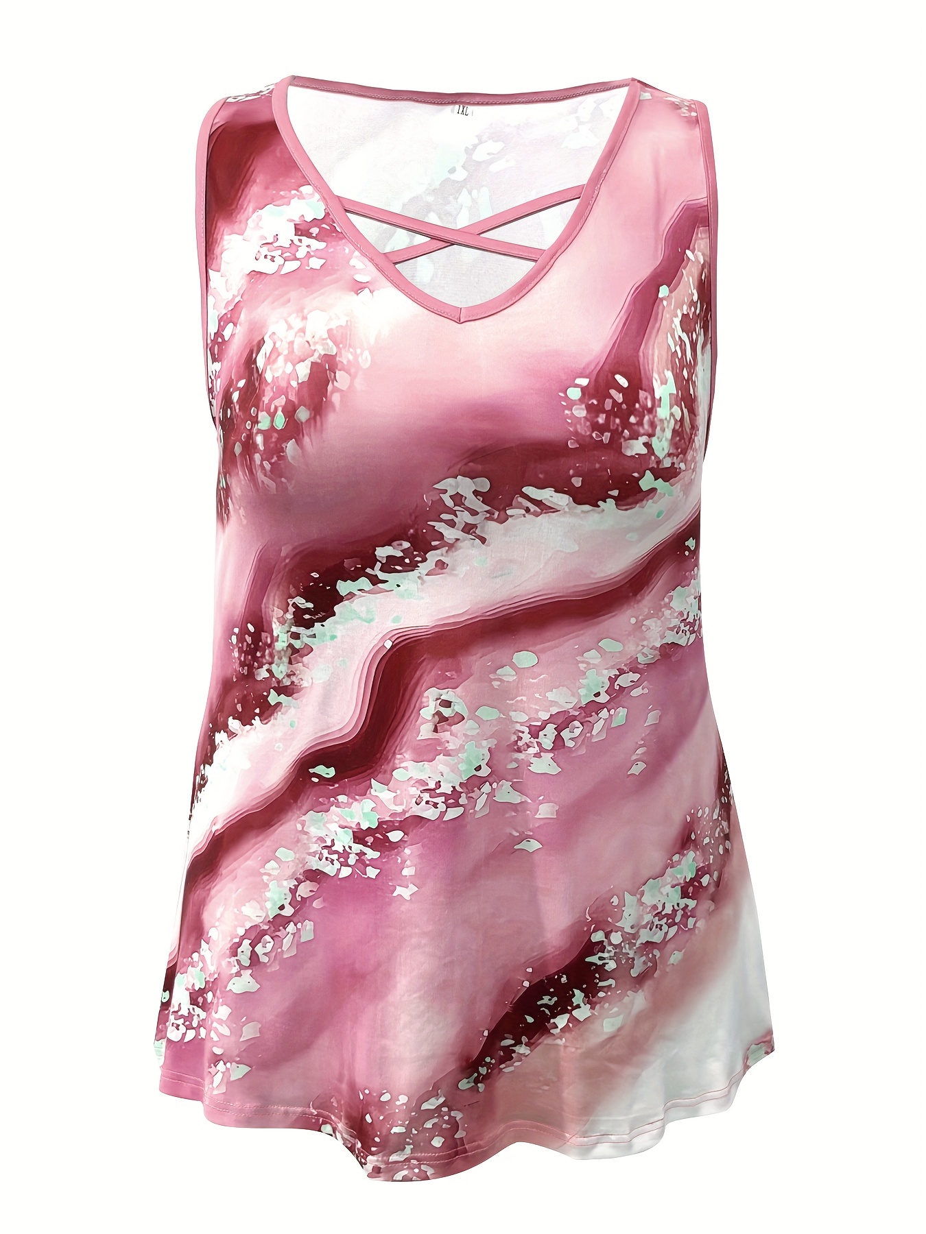 Canotta con stampa in marmo ta - Summer Clothing Styles For Women recensione e prezzo